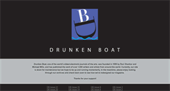 Desktop Screenshot of drunkenboat.com